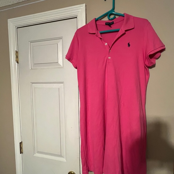 Hot Pink Ralph Lauren Polo Dress - Picture 1 of 2